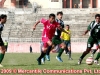 Player of Aarambag Bangladesh in action against Pakistan (green) during the match of the 1st Prime Minister Cup Football Tournament at Dasharath Stadium in Kathmandu on Thursday, 08 March 2009. The game was ende 1-1.
Photo: NPA