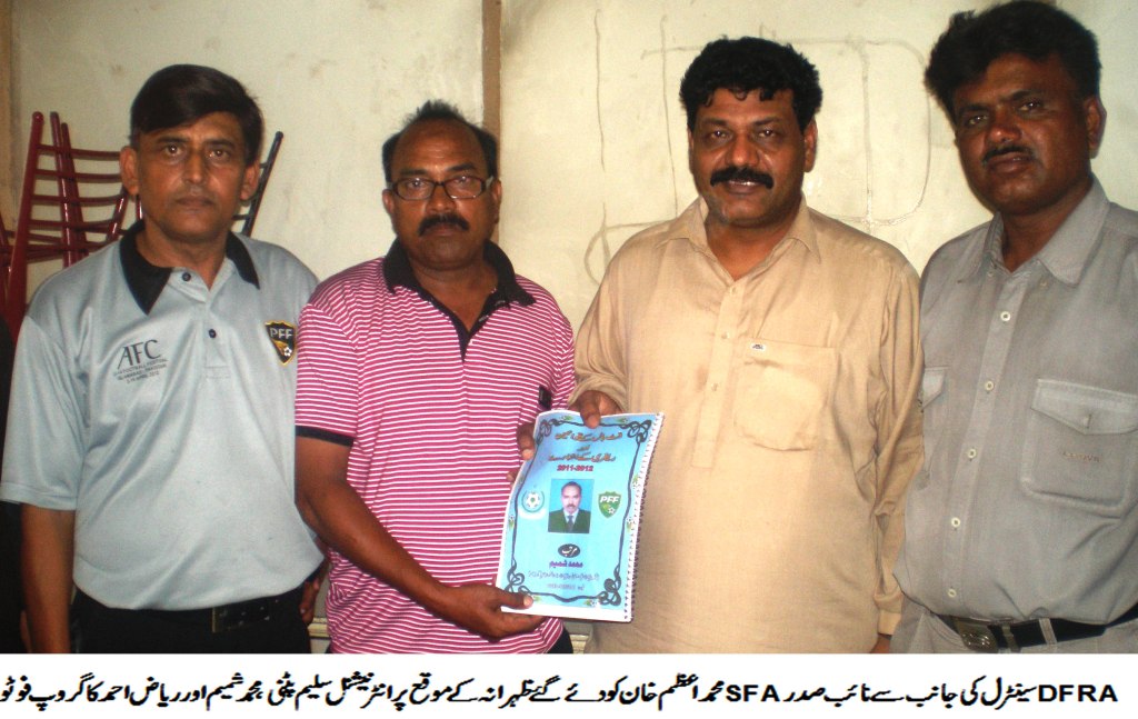 DFRA Central host Sindh FA vice president