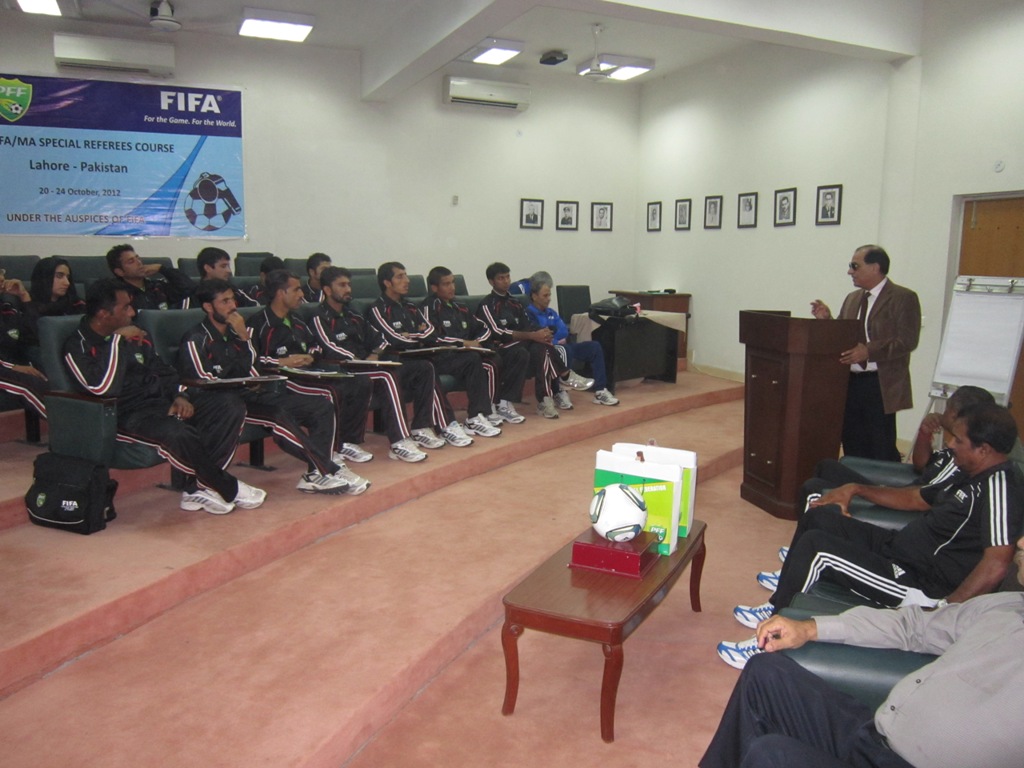 FIFA MA Referee course ends in PFF House Lahore