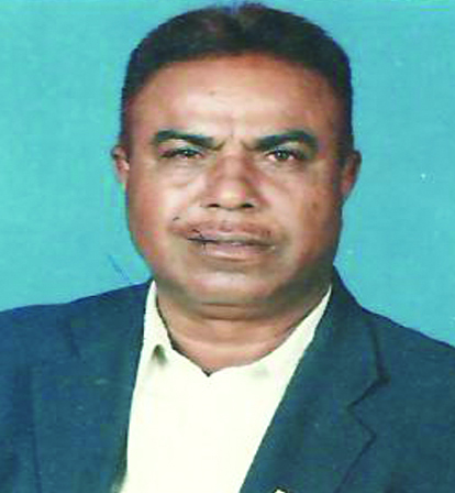 Football pioneer Usman Baloch (1951-2012) by Riaz Ahmed