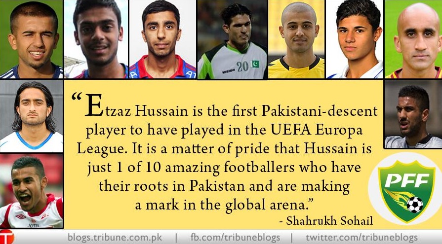 10 footballers of Pakistani descent who have made us proud [Express Tribune]