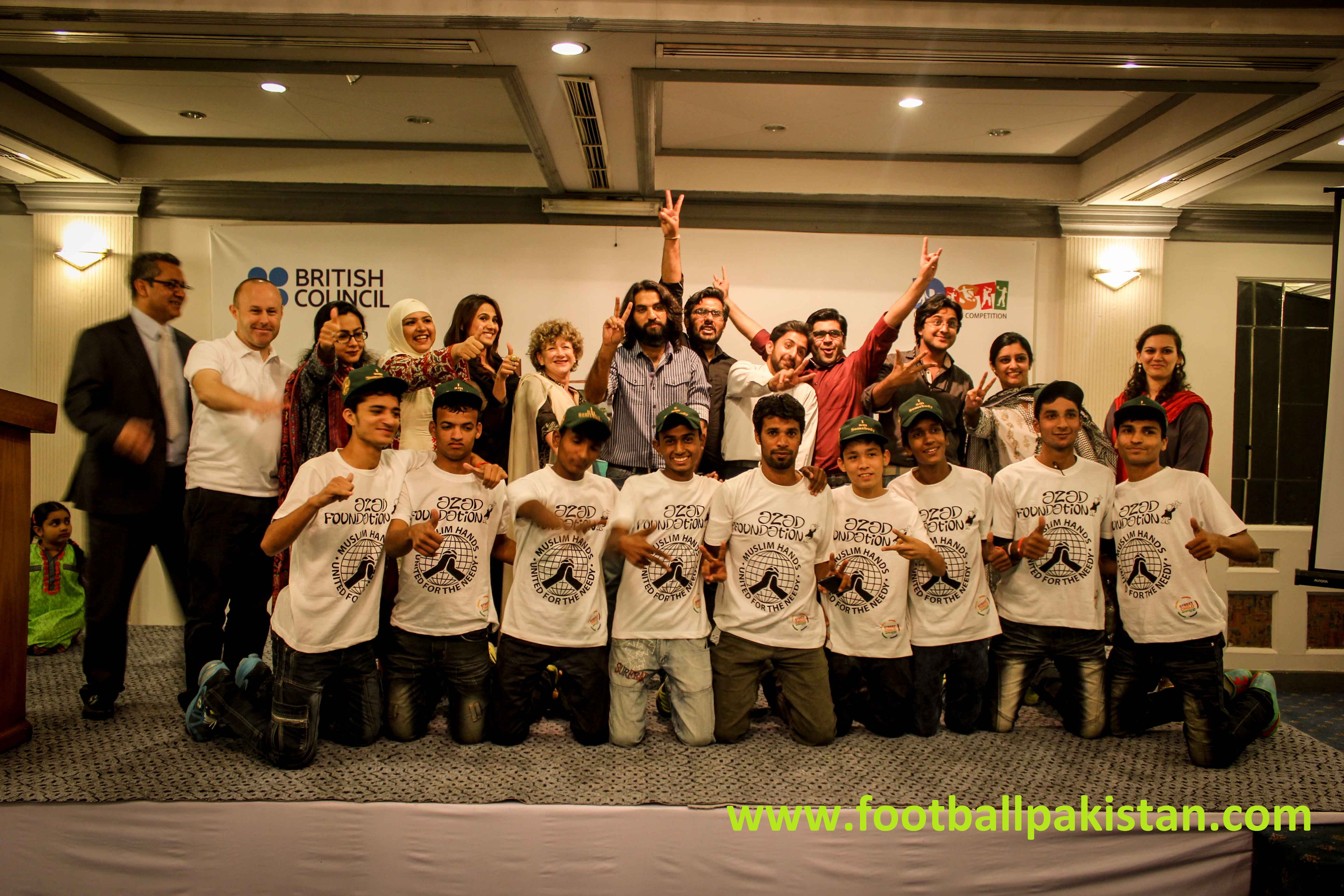British Council hosts a reception for the Pakistan Street Child World Cup Team