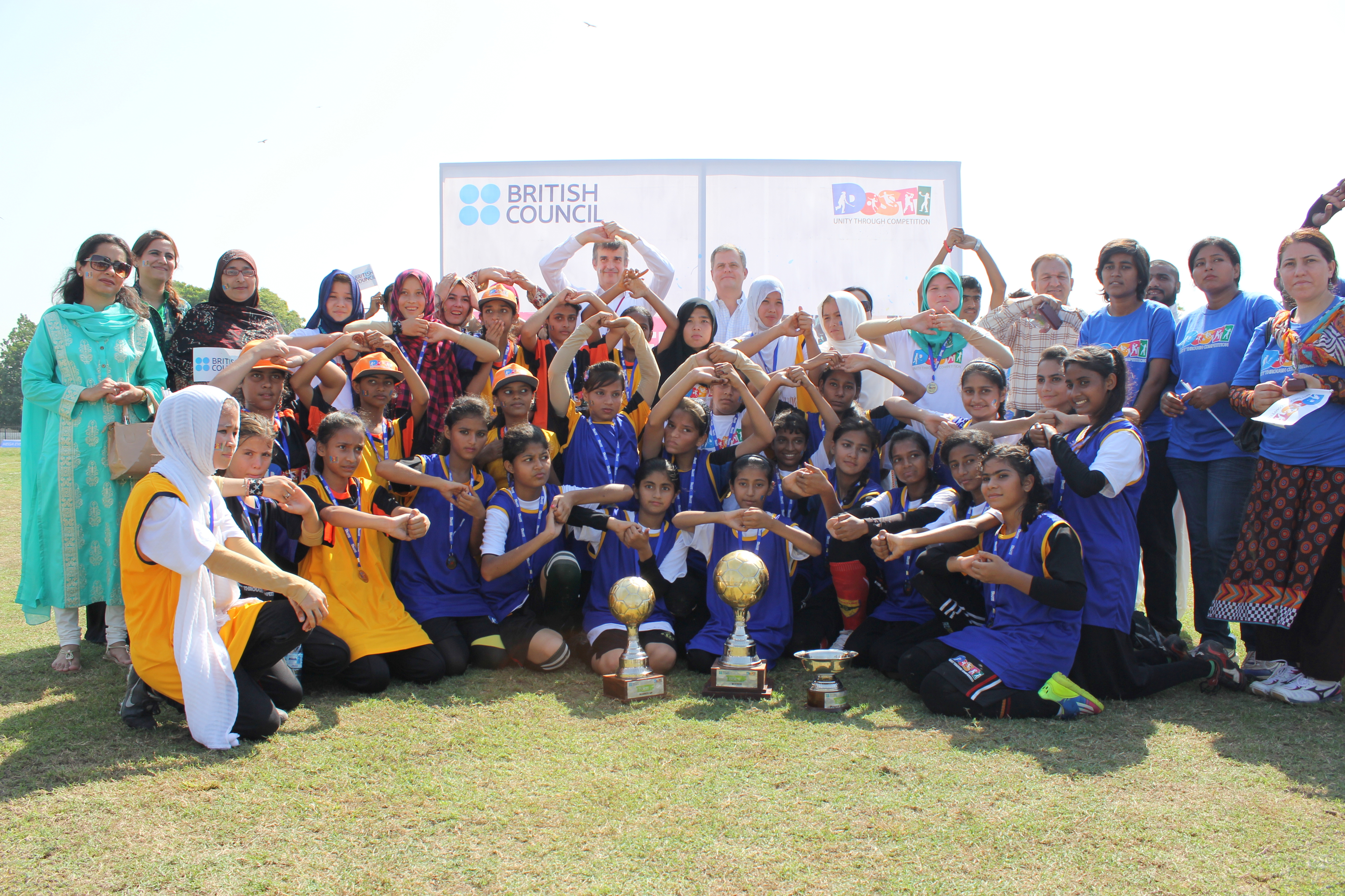 British Council celebrates DOSTI with a football match