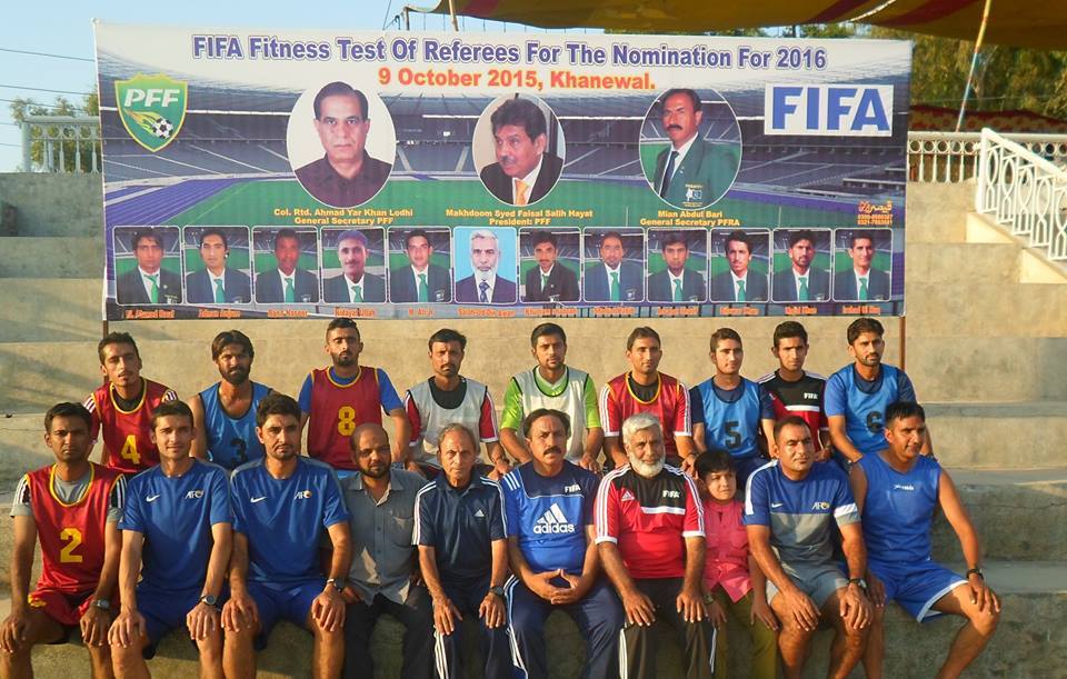 FIFA Fitness Test for Referees held in Khanewal
