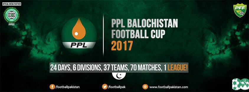 Largest ever sponsored PPL Balochistan Football Cup 2017 kicks off