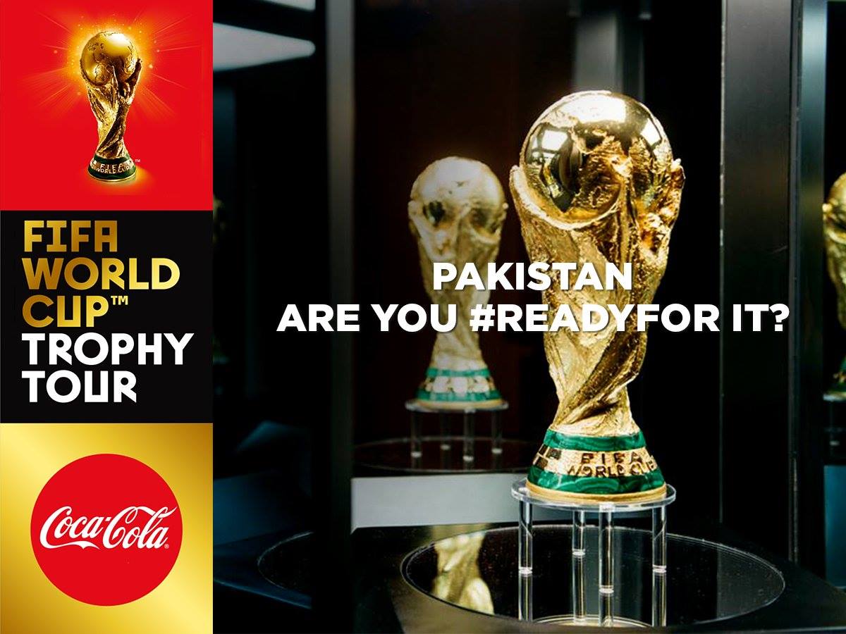 Pakistan set to host FIFA World Cup Trophy next month [Dawn]
