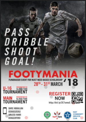 Nust Footy Mania set to kick off in Islamabad