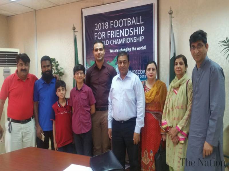 Pakistan picks young ambassadors for ‘Football for Friendship 2018’ [The Nation]