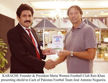 Marta Women FC’s bosses meet Nogueira [The News]