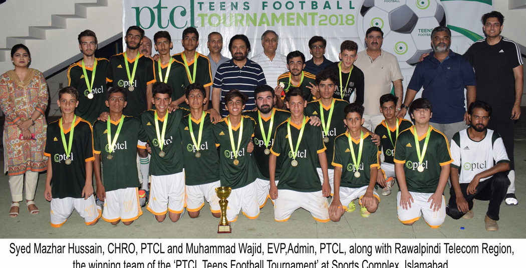 ‘PTCL Teens Football Tournament’ was organized