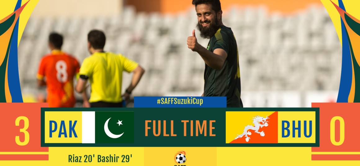 Pakistan qualify for SAFF Cup semi-finals after 13 years, beat Bhutan 3-0 [Dawn]