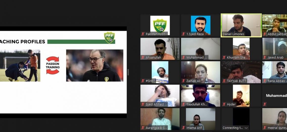 Online theory sessions of PFF C License Coaching Course end [The News]