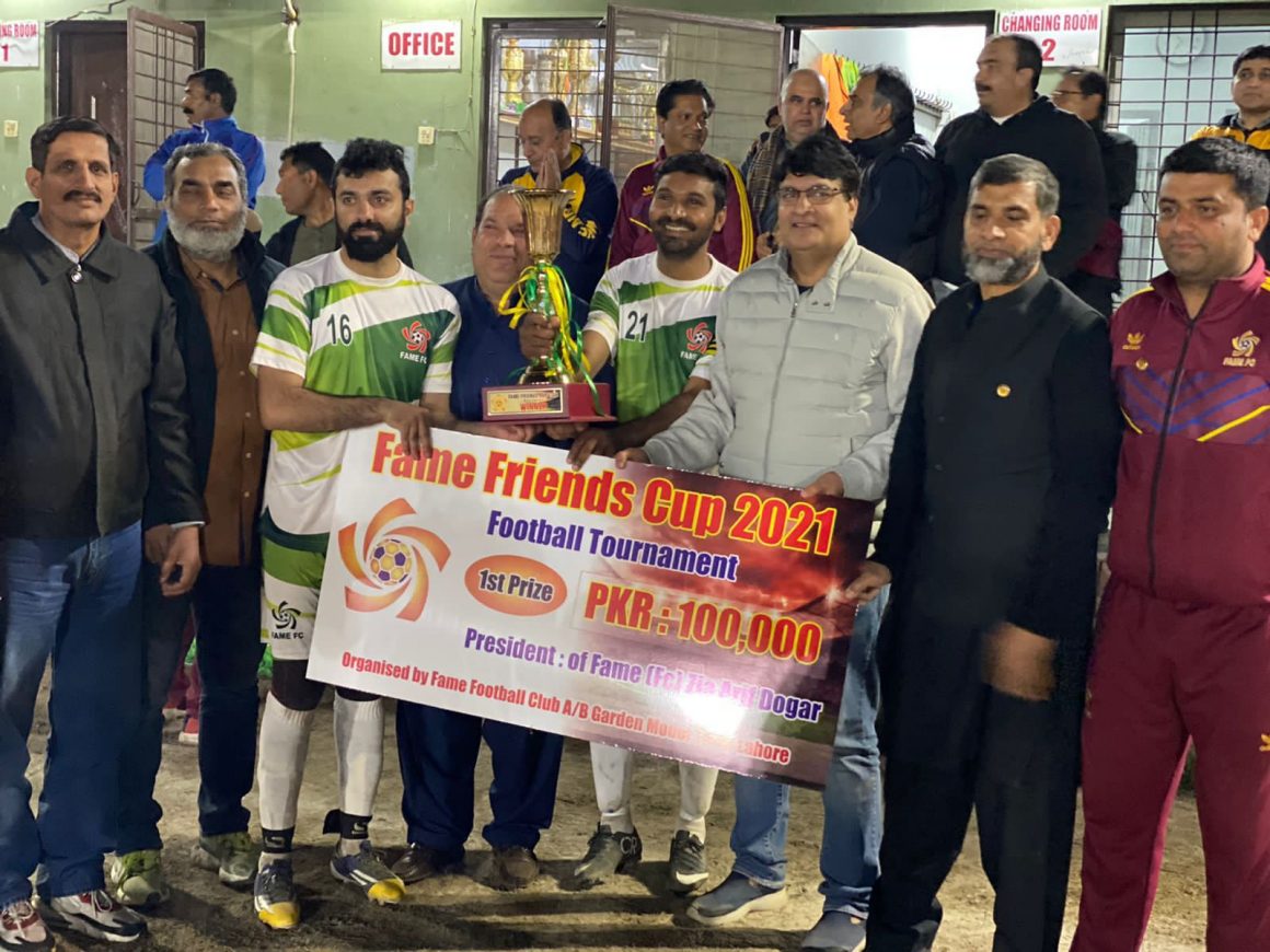 Fame FC win FAME Friends Lahore Football Cup