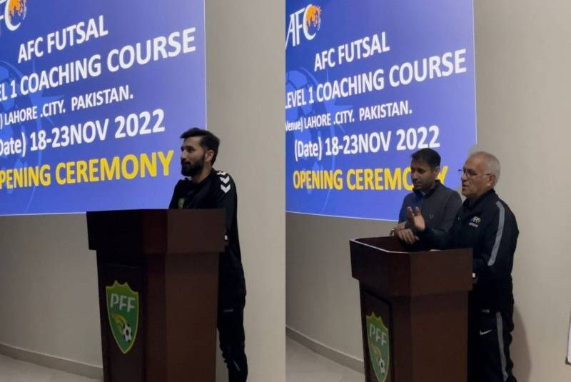 Futsal Level-I Coaching Course gets underway at FIFA House [The Nation]