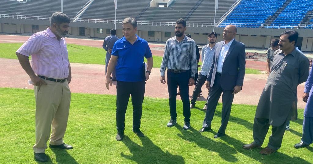 AFC match commissioner visits Jinnah Stadium ahead of FIFA World Cup 2026 Qualifier [Geo Super]