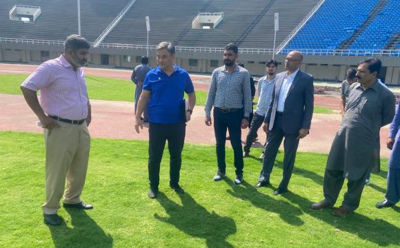 AFC match commissioner visits Jinnah Stadium ahead of FIFA World Cup 2026 Qualifier [Geo Super]