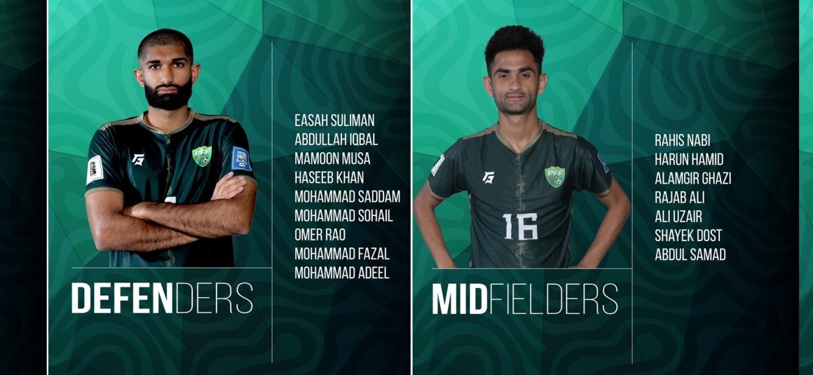 Pakistan squad for Jordan matches named