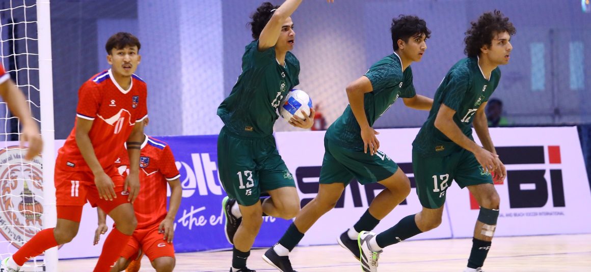Pakistan rally to hold Nepal in SAFF Men’s Futsal