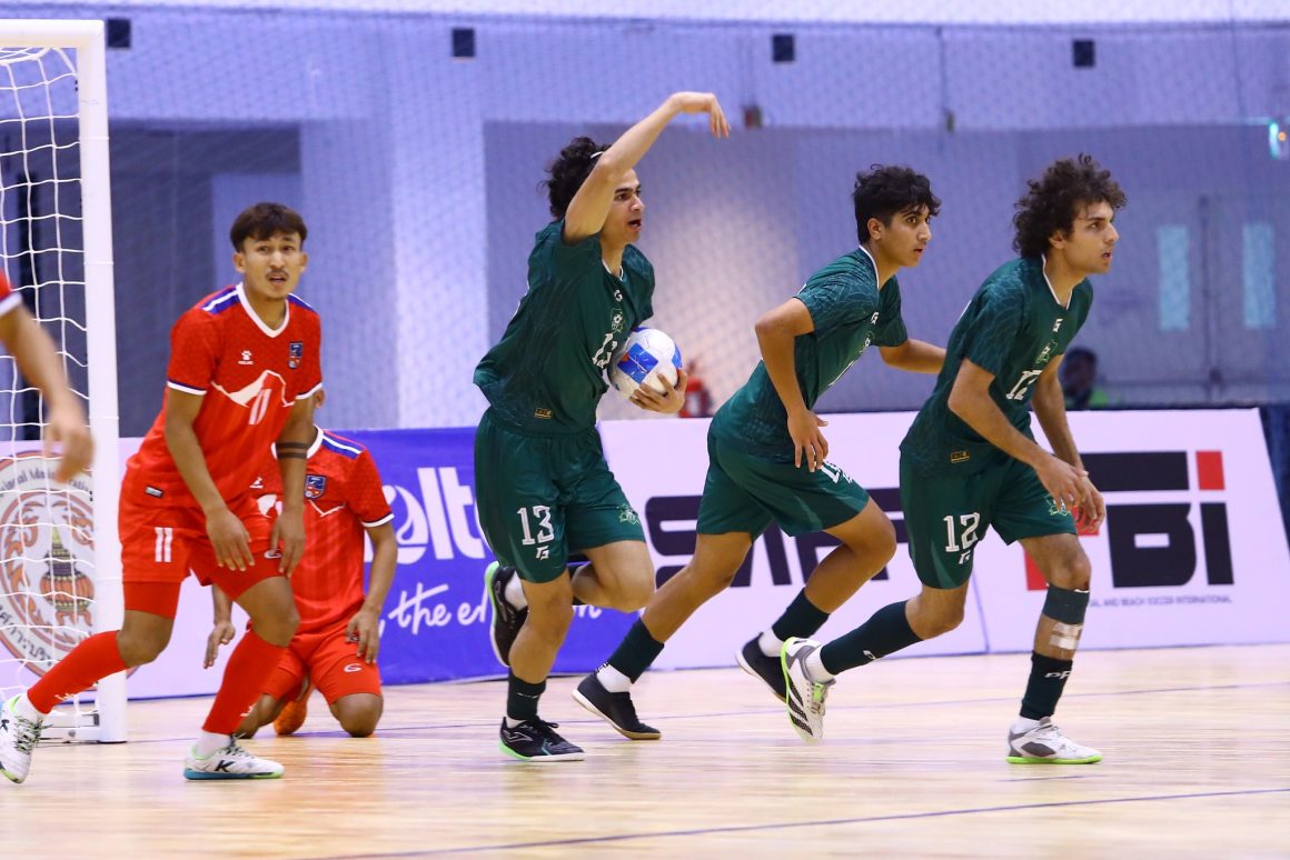 Pakistan rally to hold Nepal in SAFF Men’s Futsal
