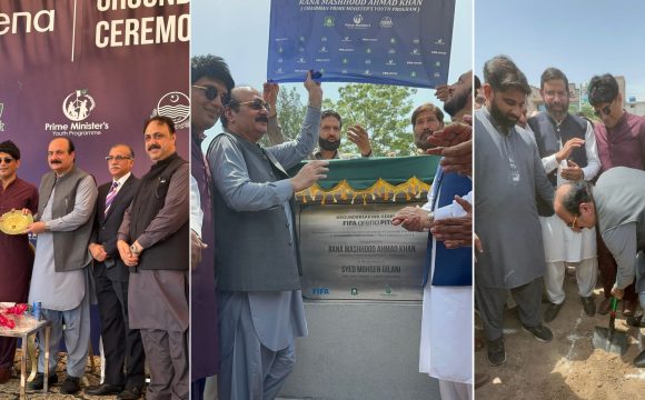 Pakistan breaks ground on its first-ever FIFA Arena pitch